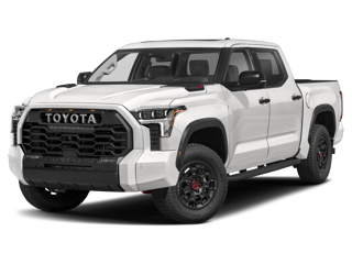 white 2024 Toyota Tundra Hybrid front left angle view